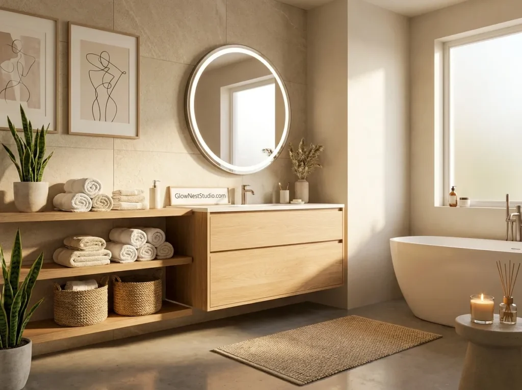 Bathroom decor ideas card