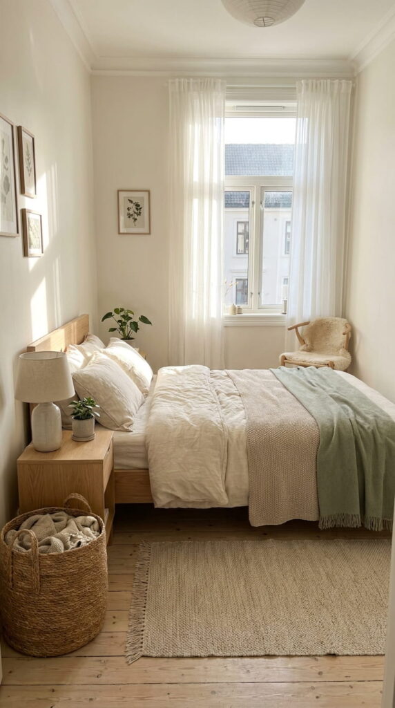 1. Use Light Colors to Make the Room Feel Bigger
