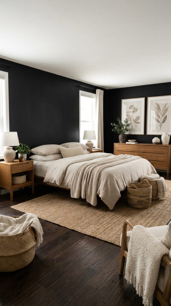 10. Try a Black and Beige Color Palette