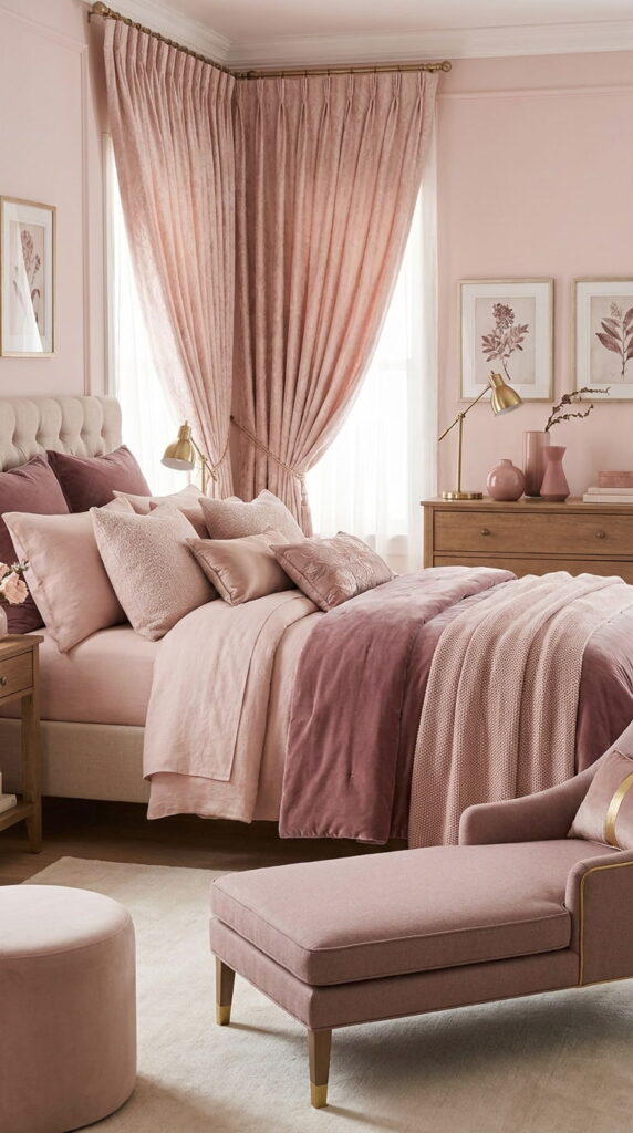 4. Layer Different Shades of Pink