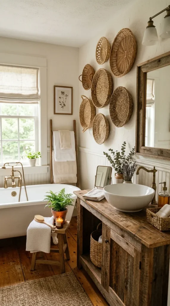 9. Woven Wall Baskets for Texture