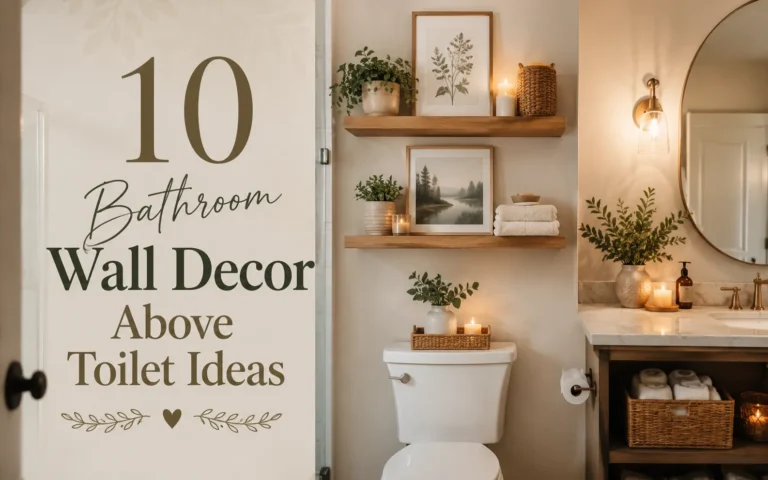 Bathroom Wall Decor Above Toilet Ideas That Make Your Space Feel