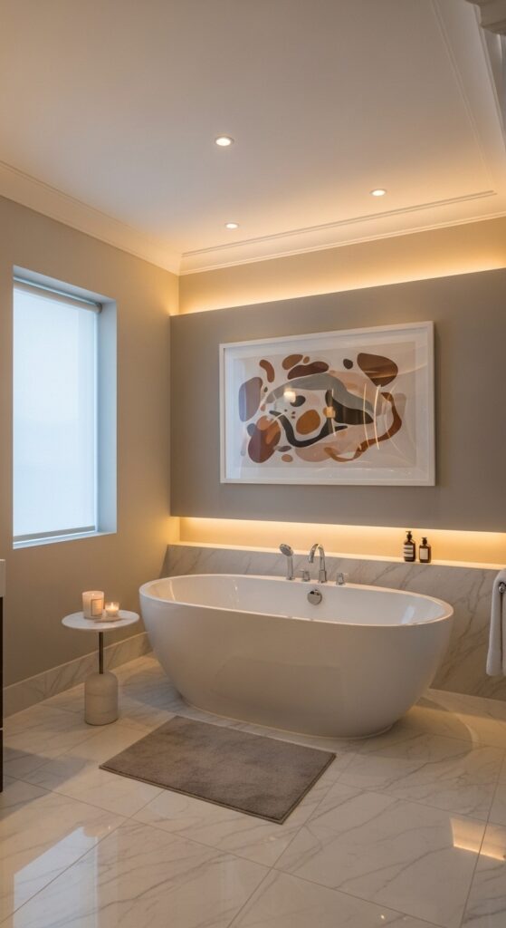 Oversized Framed Art for a More Luxurious Look

