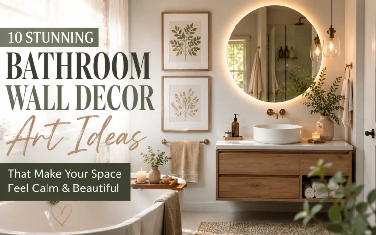 Stunning bathroom wall decor ideas