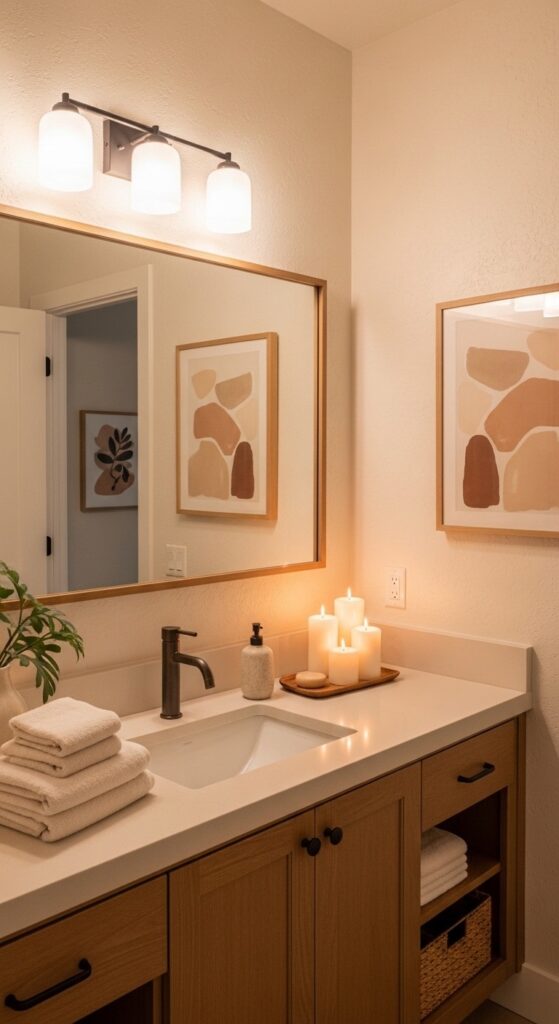 Warm Neutral Abstract Art for Cozy Energy
