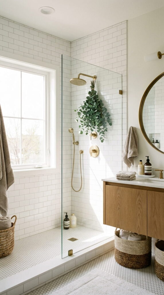 1. Penny Tile Shower Floor