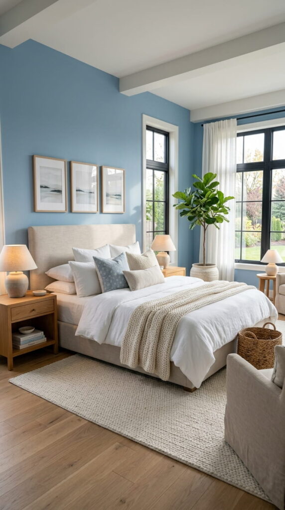 1. Soft Sky Blue Retreat