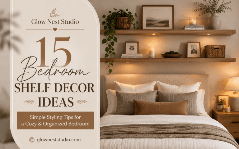 15 Bedroom Shelf Decor Ideas