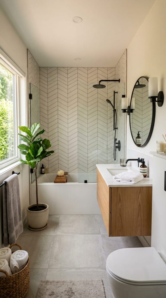 15. Chevron Pattern Tiles