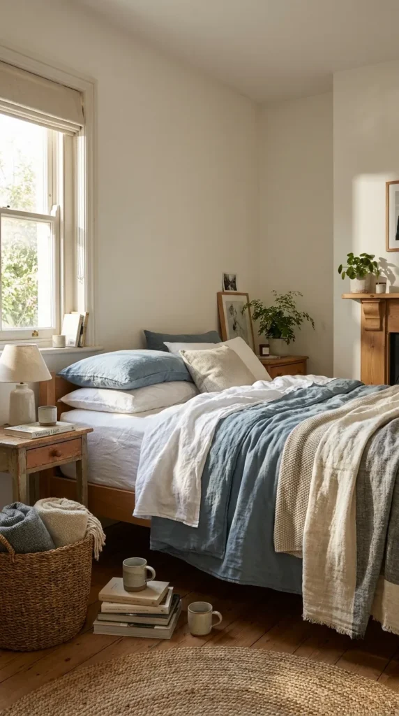 1. Layer Your Bed With Soft Bedding