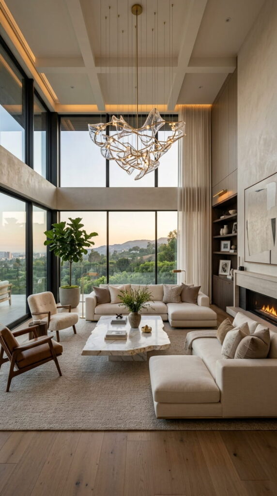 10. Install a Statement Chandelier