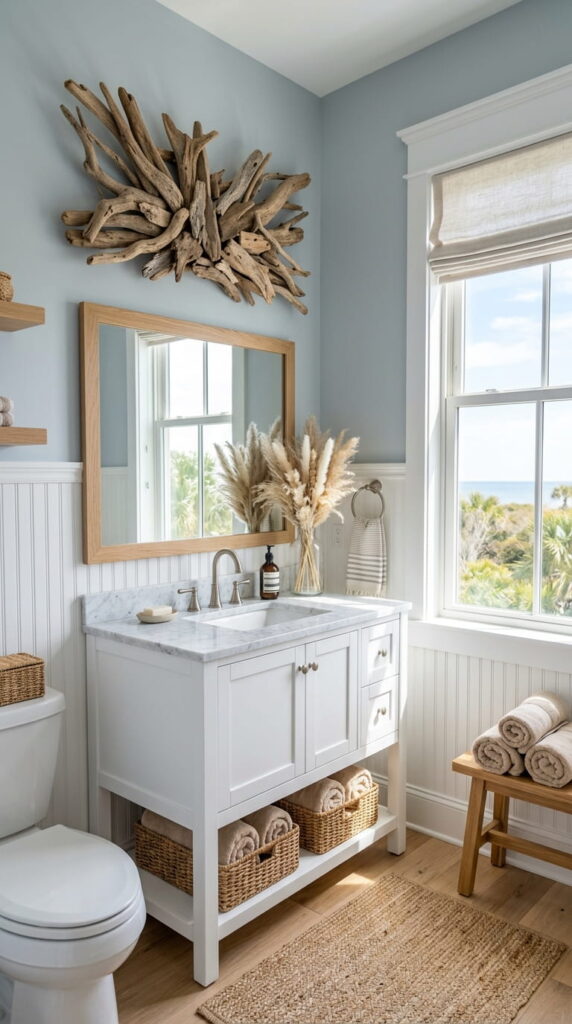 11. Coastal Driftwood Wall Decor