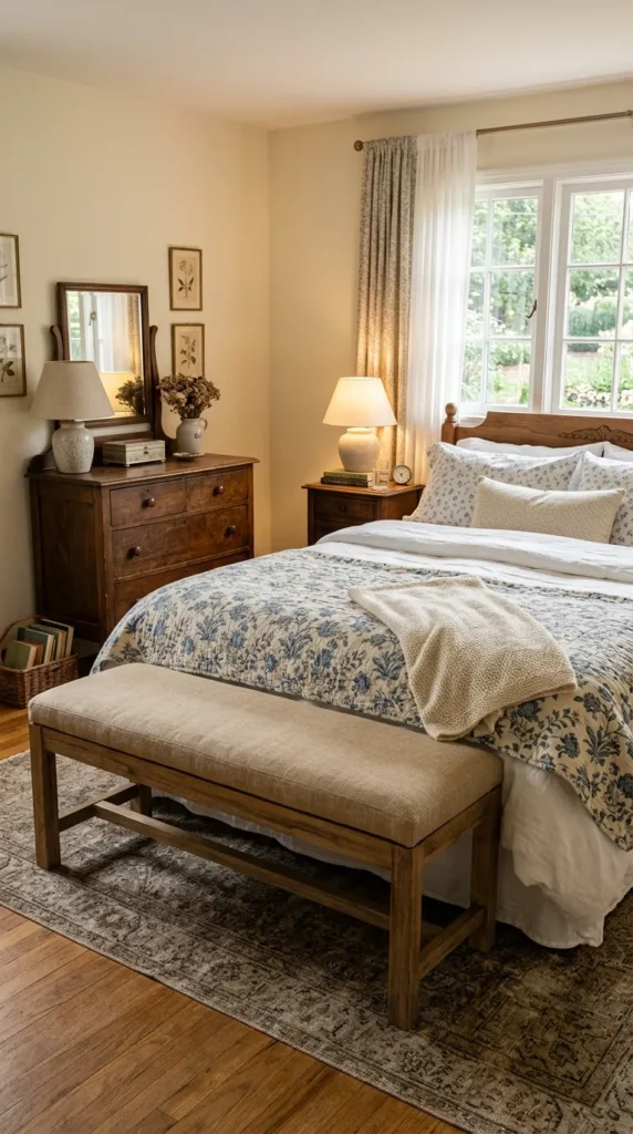 13. Put a Bench at the End of the Bed