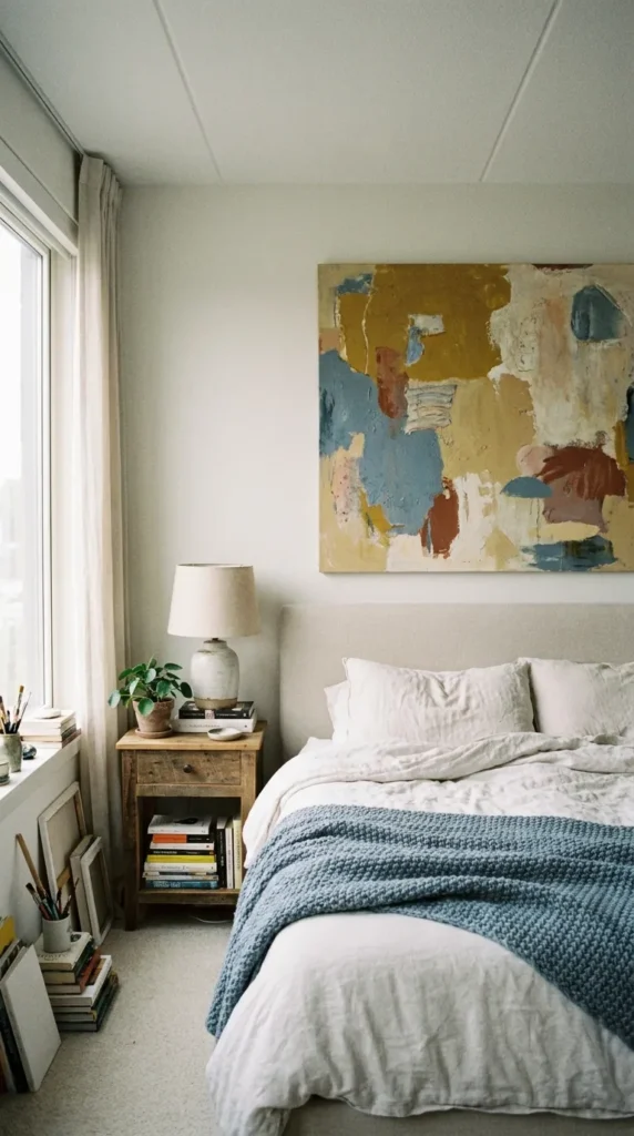 15. Hang Artwork Above the Bed