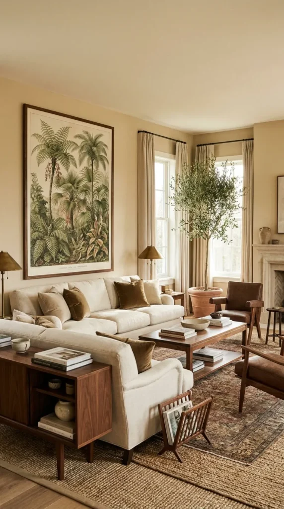16. Decorate with Botanical Artwork