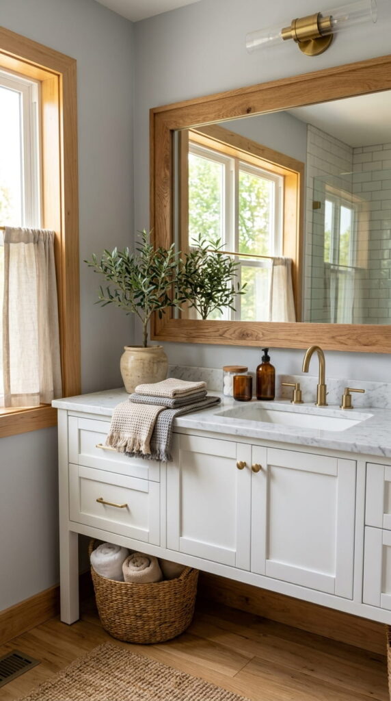 3. Frame Your Existing Mirror