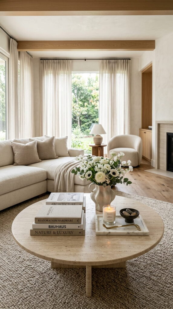 6. Style a Beautiful Coffee Table