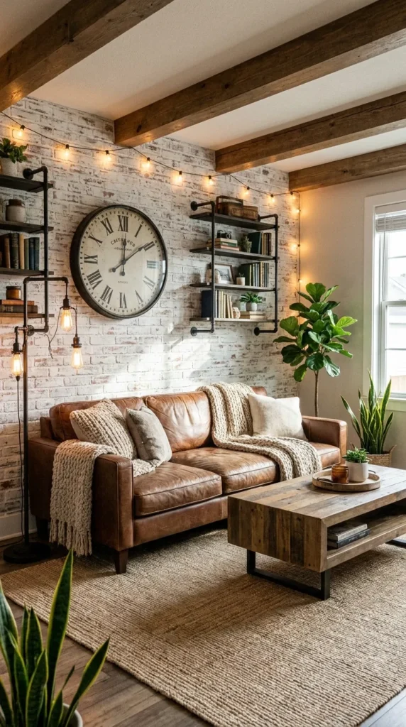 7. Brick Effect Wallpaper