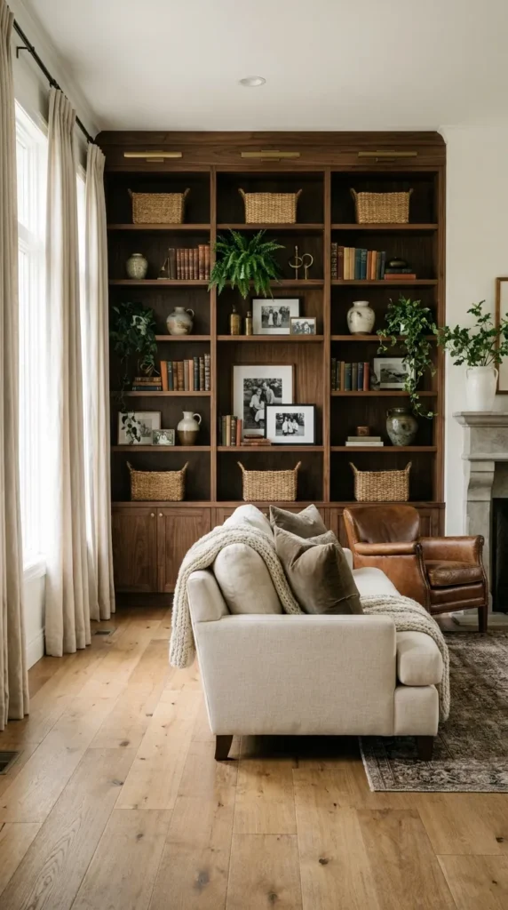 9. Style Open Shelves with Collected Treasures