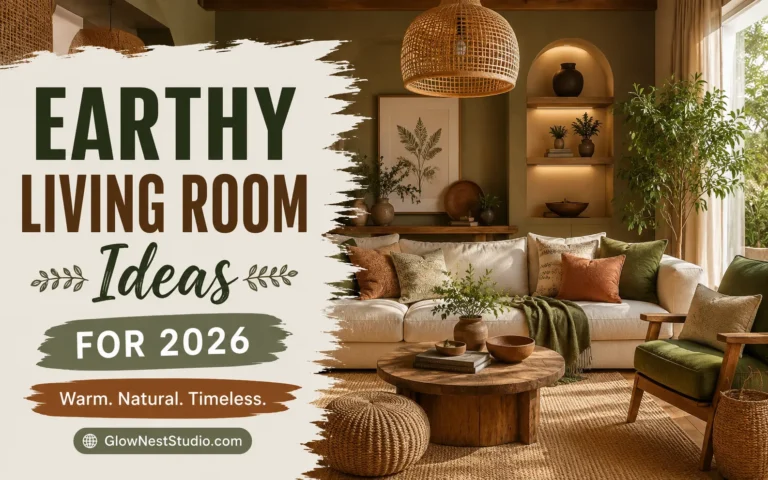 Cozy earthy living room ideas