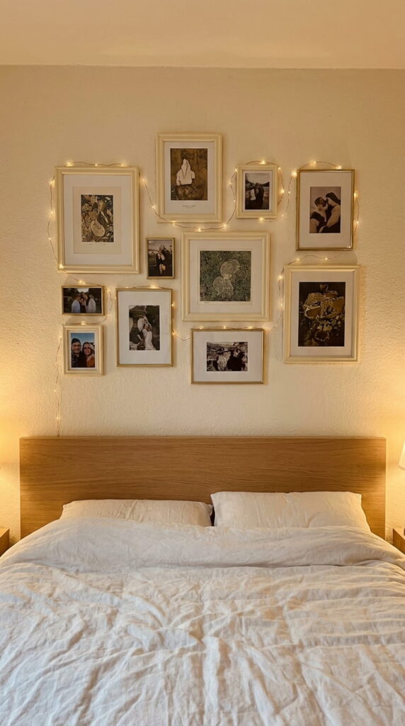Idea 4 Gallery Wall Above the Headboard