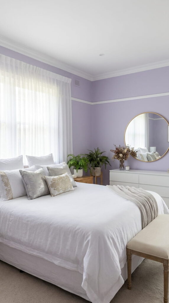 Idea 5 Lavender and White Color Scheme