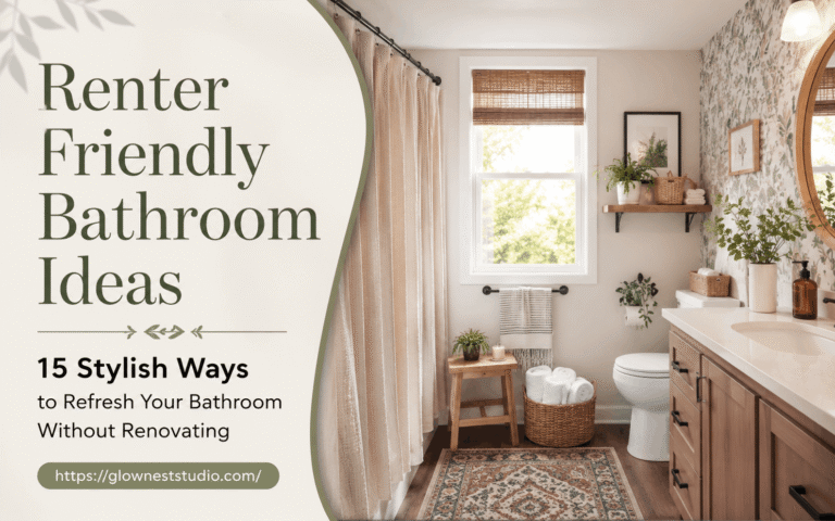Renter-friendly bathroom refresh ideas