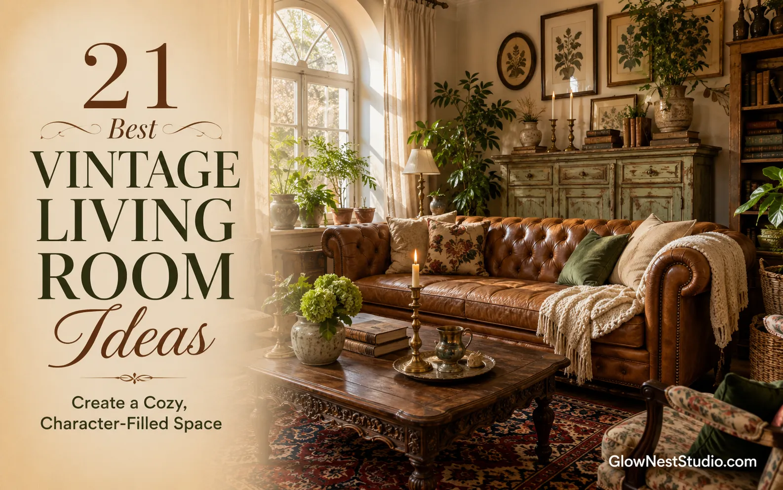 Vintage living room design ideas