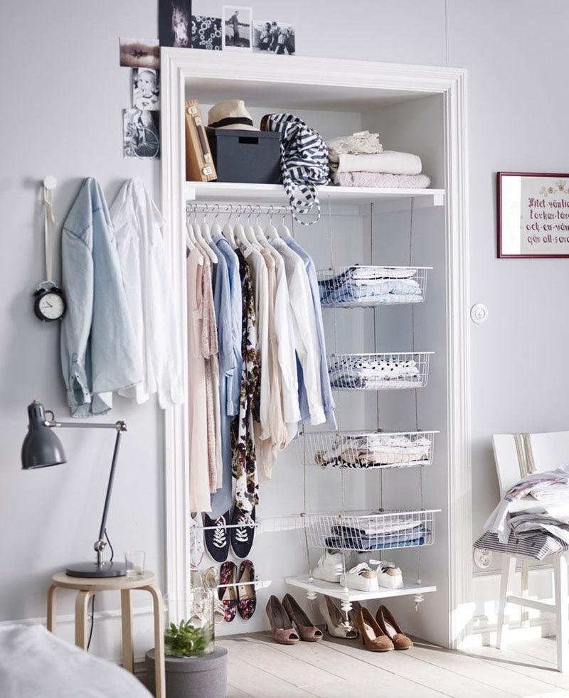 17. Make a Tiny Closet More Functional