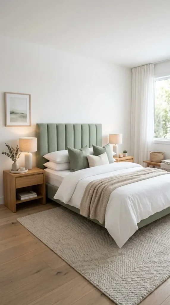 5. Choose a Sage Green Headboard