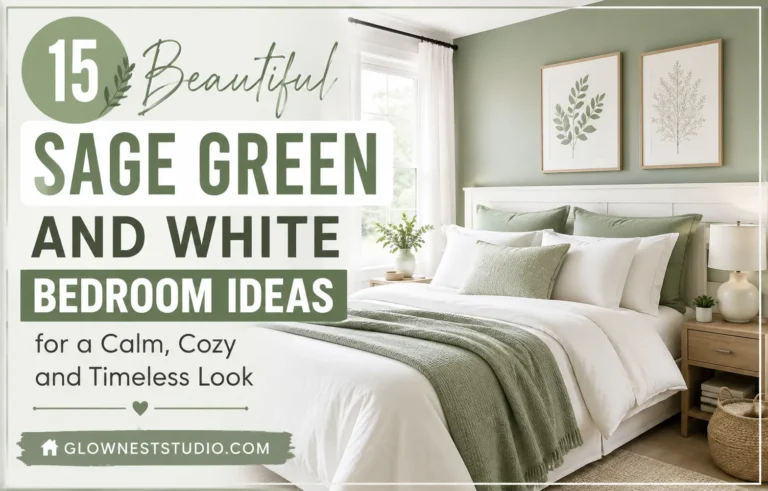 sage green and white bedroom ideas