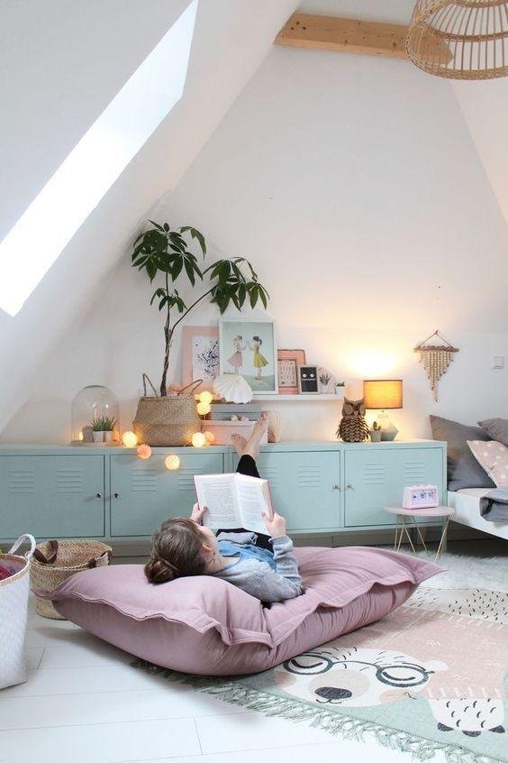 8. Create a Cozy Corner With a Floor Cushion